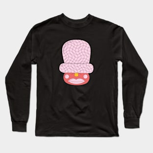 Pink Big Hat Granny Long Sleeve T-Shirt